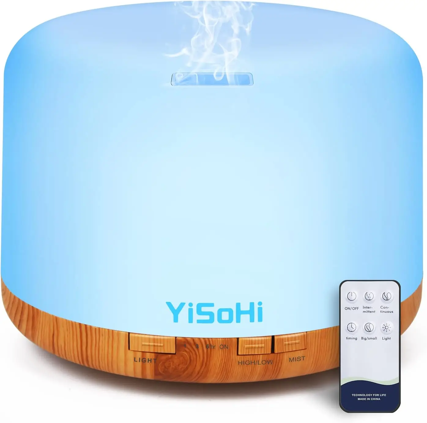 Difusor de 1000 ml con control remoto, difusor de aceite esencial de aromaterapia, humidificadores de niebla fría con diseño s
Difusor de 1000 ml con control remoto, difusor de aceite esencial de aromaterapia, humidificadores de niebla fría con diseño s
