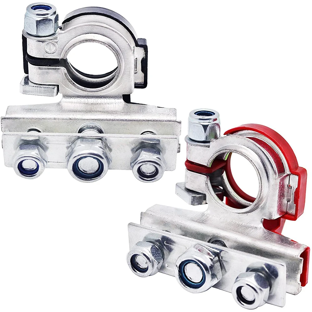 2pcs 3 Way Battery Terminals Connectors Clamps Kit 12-24V For Caravan Car Van Protect Battery Negative Positive Quick Connector
2pcs 3 Way Battery Terminals Connectors Clamps Kit 12-24V For Caravan Car Van Protect Battery Negative Positive Quick Connector