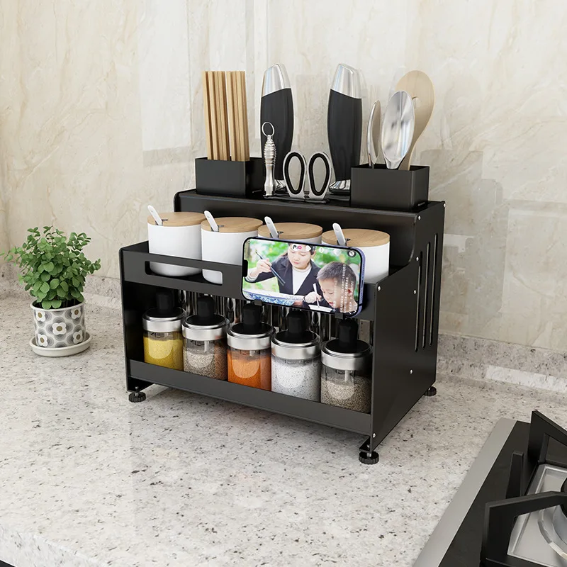 2023 Year AOLIVIYA Kitchen Rack Free Punching Wall-mounted Seasoning Bottle Knife Rack Chopsticks Tube Tableware Storage Organiz
2023 Year AOLIVIYA Kitchen Rack Free Punching Wall-mounted Seasoning Bottle Knife Rack Chopsticks Tube Tableware Storage Organiz