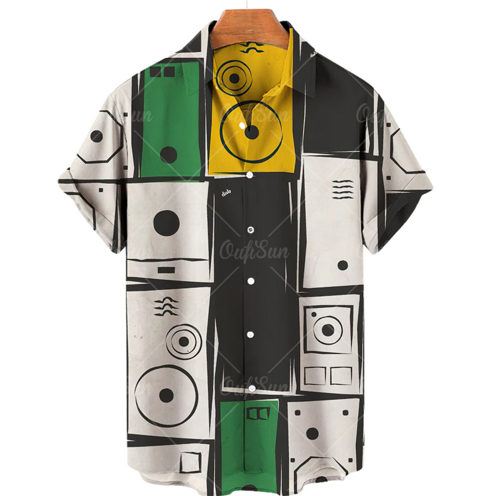 Men's Short Sleeve Hawaiian Shirt Gold Classic Retro Casual Fashion Beach Oversized Shirts For Men And Women Vintage Blouse Top
Men's Short Sleeve Hawaiian Shirt Gold Classic Retro Casual Fashion Beach Oversized Shirts For Men And Women Vintage Blouse Top