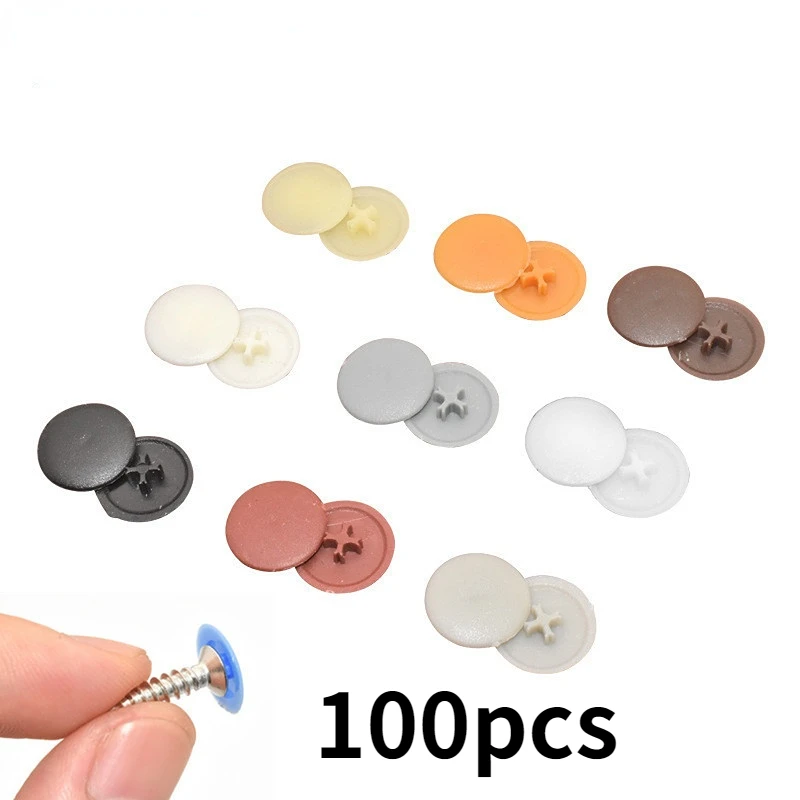 100pcs/bag Plastic Nuts Bolts Covers Exterior Protective Caps Practical Self-tapping Screws Decor Cover Furniture Hardware
100pcs/bag Plastic Nuts Bolts Covers Exterior Protective Caps Practical Self-tapping Screws Decor Cover Furniture Hardware