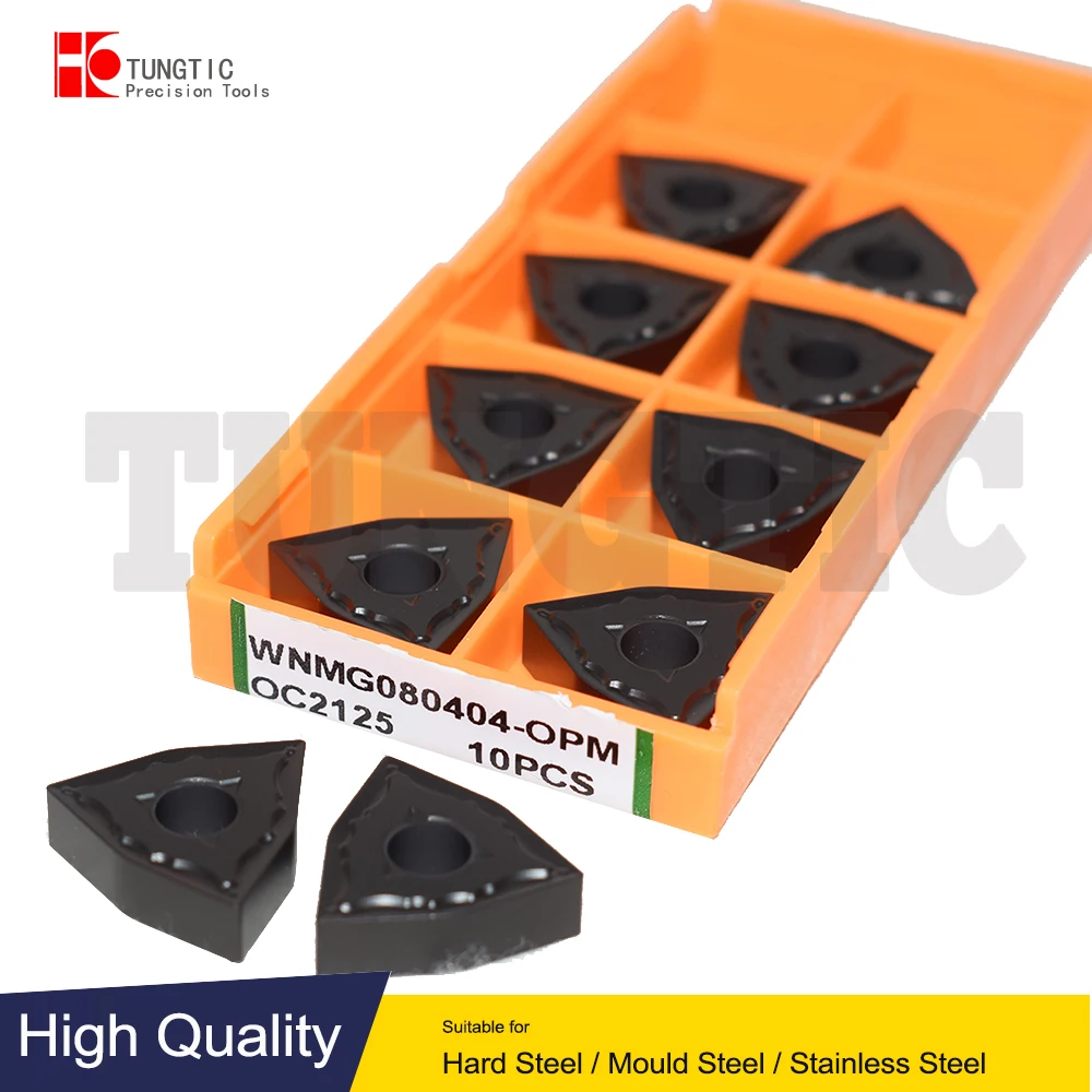 WNMG080404-OPM OC2125 Milling Cutter CNC Insert Lathe Cutting Tool Lathe Machining Metal Turning Tools WNMG080404 WNMG 080404 
WNMG080404-OPM OC2125 Milling Cutter CNC Insert Lathe Cutting Tool Lathe Machining Metal Turning Tools WNMG080404 WNMG 080404