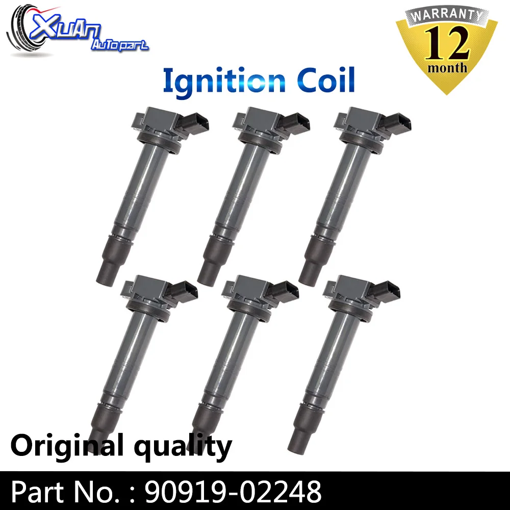XUAN катушка зажигания 90919-02248 для LEXUS GS IS RC F PONTIAC VIBE SCION XB для TOYOTA 4runner CAMRY COROLLA FJ CRUISER 4.0L
XUAN катушка зажигания 90919-02248 для LEXUS GS IS RC F PONTIAC VIBE SCION XB для TOYOTA 4runner CAMRY COROLLA FJ CRUISER 4.0L