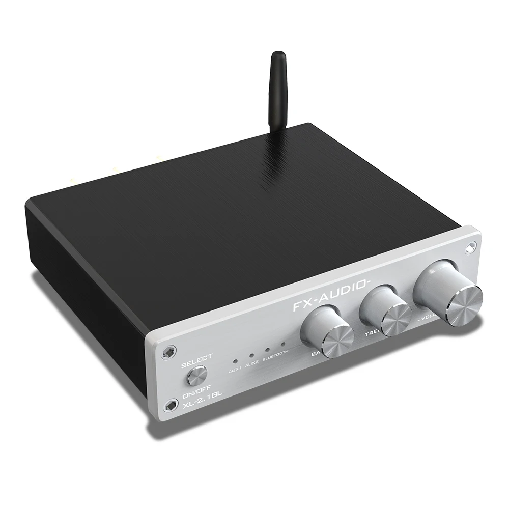FX AUDIO XL-2.1BL Amplificador BT 5.0 2.1 CH Amplifier Audio 50Wx2 Home Theater Stereo Amp DIY Power Speaker Amplifier
FX AUDIO XL-2.1BL Amplificador BT 5.0 2.1 CH Amplifier Audio 50Wx2 Home Theater Stereo Amp DIY Power Speaker Amplifier