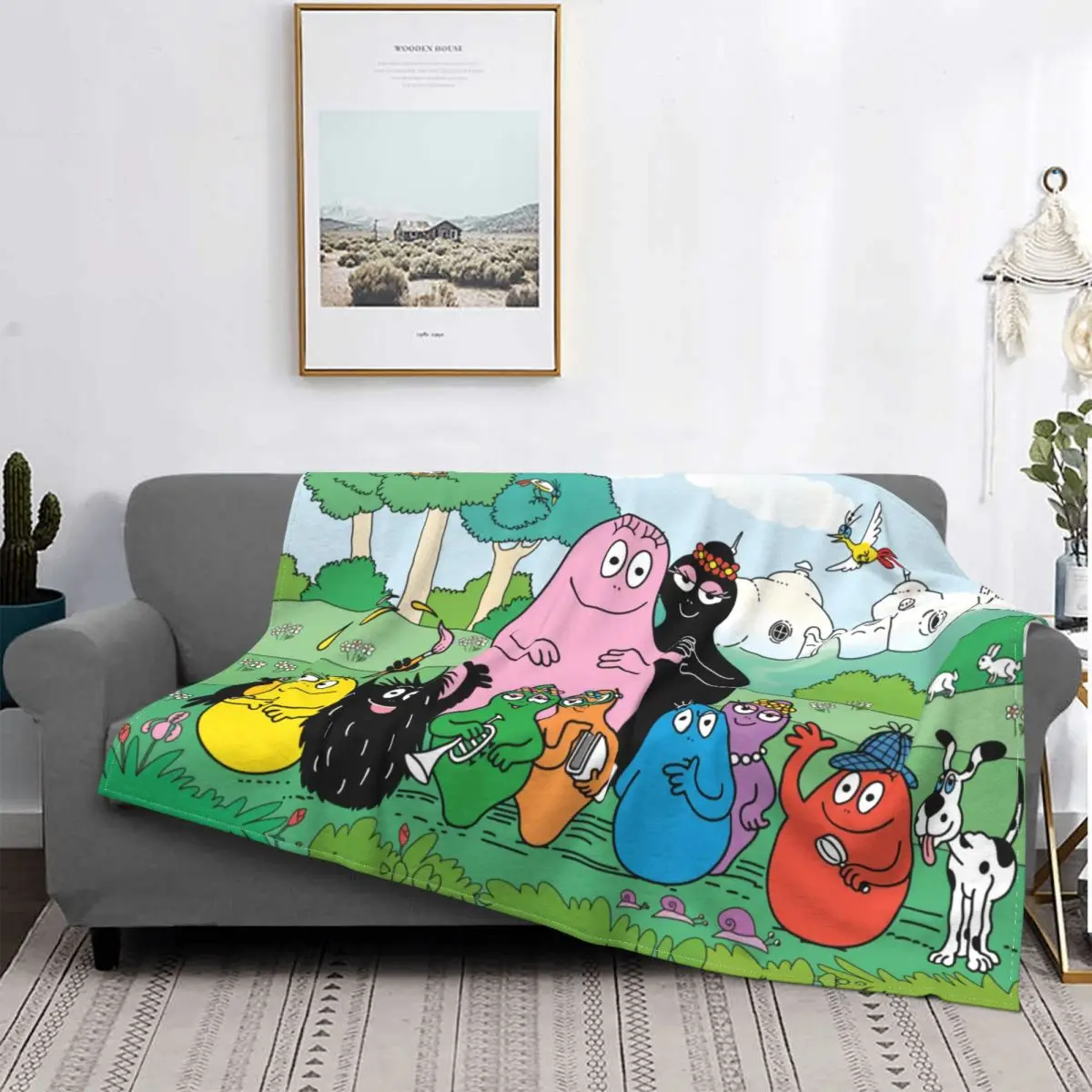Blankets Warm Flannel TV Series Throw Barbapapa Mom Dad And Two Kids Blanket for Bed Travel Rug Piece
Blankets Warm Flannel TV Series Throw Barbapapa Mom Dad And Two Kids Blanket for Bed Travel Rug Piece
