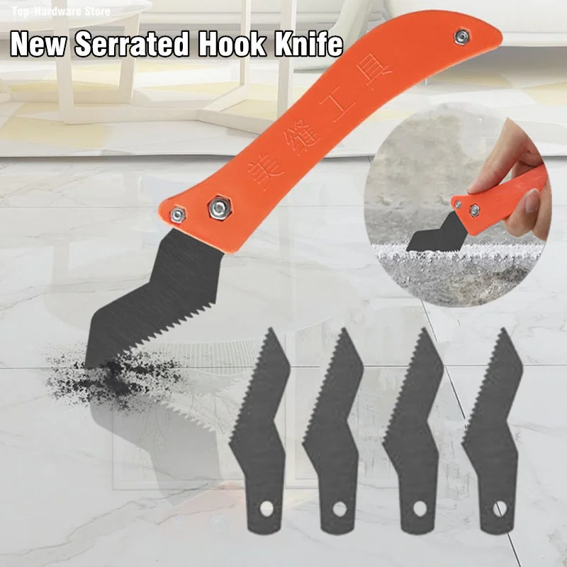 Professional Hook Knife for Tile Gap Hook Knife Tile Repair Tool Old Mortar Cleaning Dust Removal Steel Construction Hand Tools
Professional Hook Knife for Tile Gap Hook Knife Tile Repair Tool Old Mortar Cleaning Dust Removal Steel Construction Hand Tools