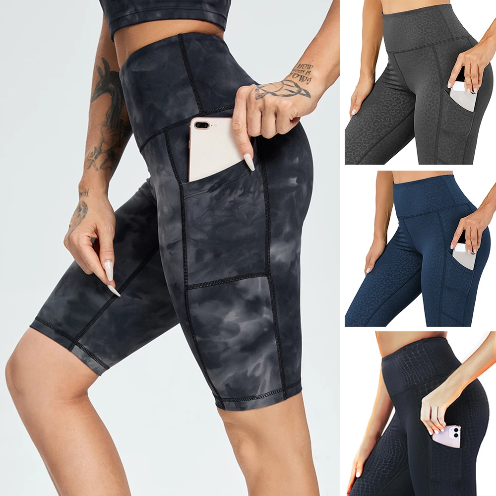 Fitness Yoga Shorts With Pocket High Waist Sport Shorts Workout Short Pants Tie Dyeing Women Soft Nylon Tummy Control Gym Shorts
Fitness Yoga Shorts With Pocket High Waist Sport Shorts Workout Short Pants Tie Dyeing Women Soft Nylon Tummy Control Gym Shorts