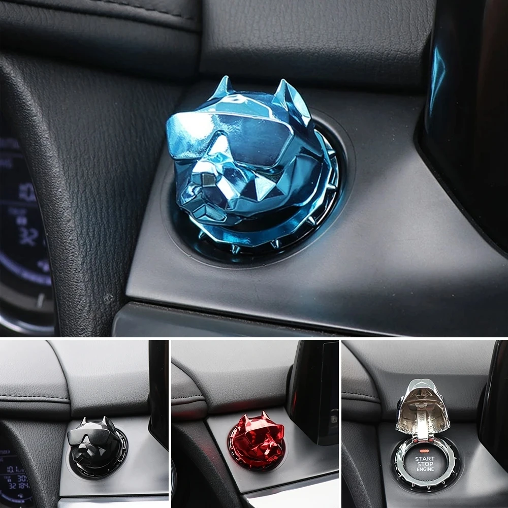 Personality Bully Dog Car Interior Engine Ignition Start Stop Button Protective Cover Decoration Sticker Car Interior Accessorie
Personality Bully Dog Car Interior Engine Ignition Start Stop Button Protective Cover Decoration Sticker Car Interior Accessorie