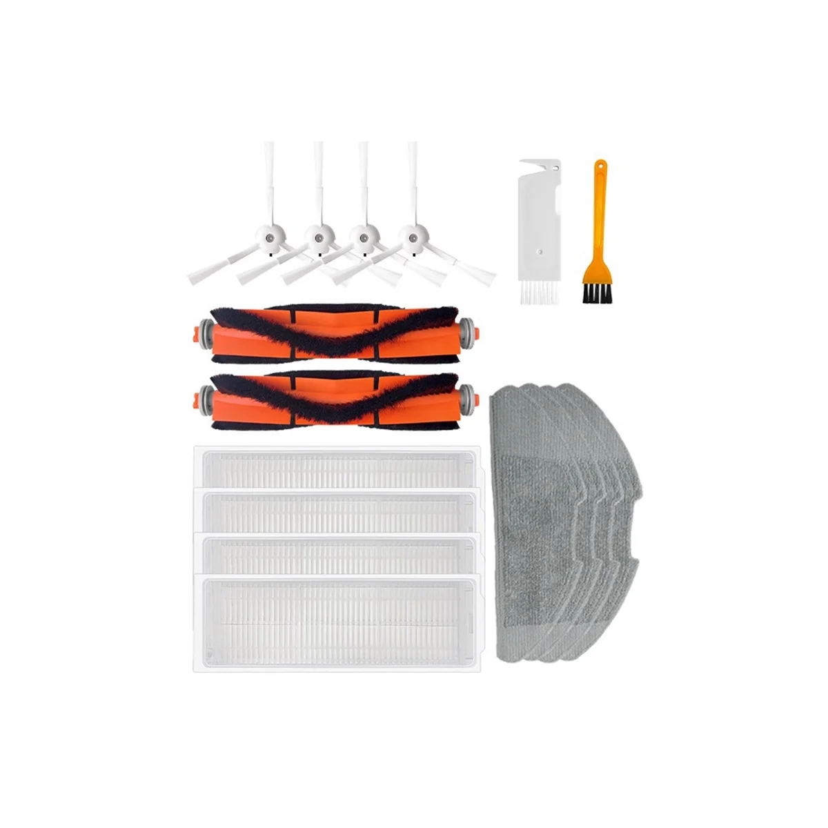 Vacuum Cleaner Replacement Filter Mop Brush Kit for Xiaomi Mi Robot Vacuum Mop 2 Lite / Mop 2 Pro / MJSTL / MJST1S
Vacuum Cleaner Replacement Filter Mop Brush Kit for Xiaomi Mi Robot Vacuum Mop 2 Lite / Mop 2 Pro / MJSTL / MJST1S