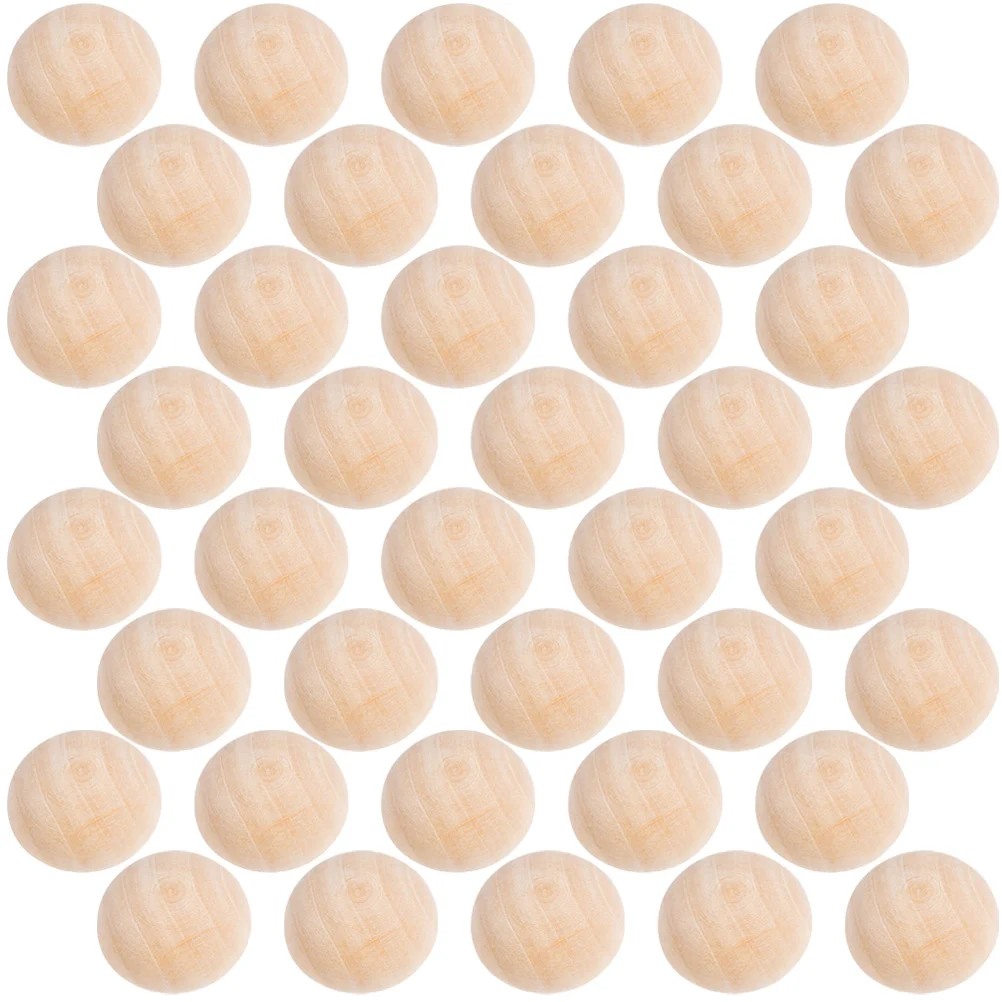 200Pcs Unfinished Natural Half Wooden Balls No Holes Hemispherical Wood Beads
200Pcs Unfinished Natural Half Wooden Balls No Holes Hemispherical Wood Beads