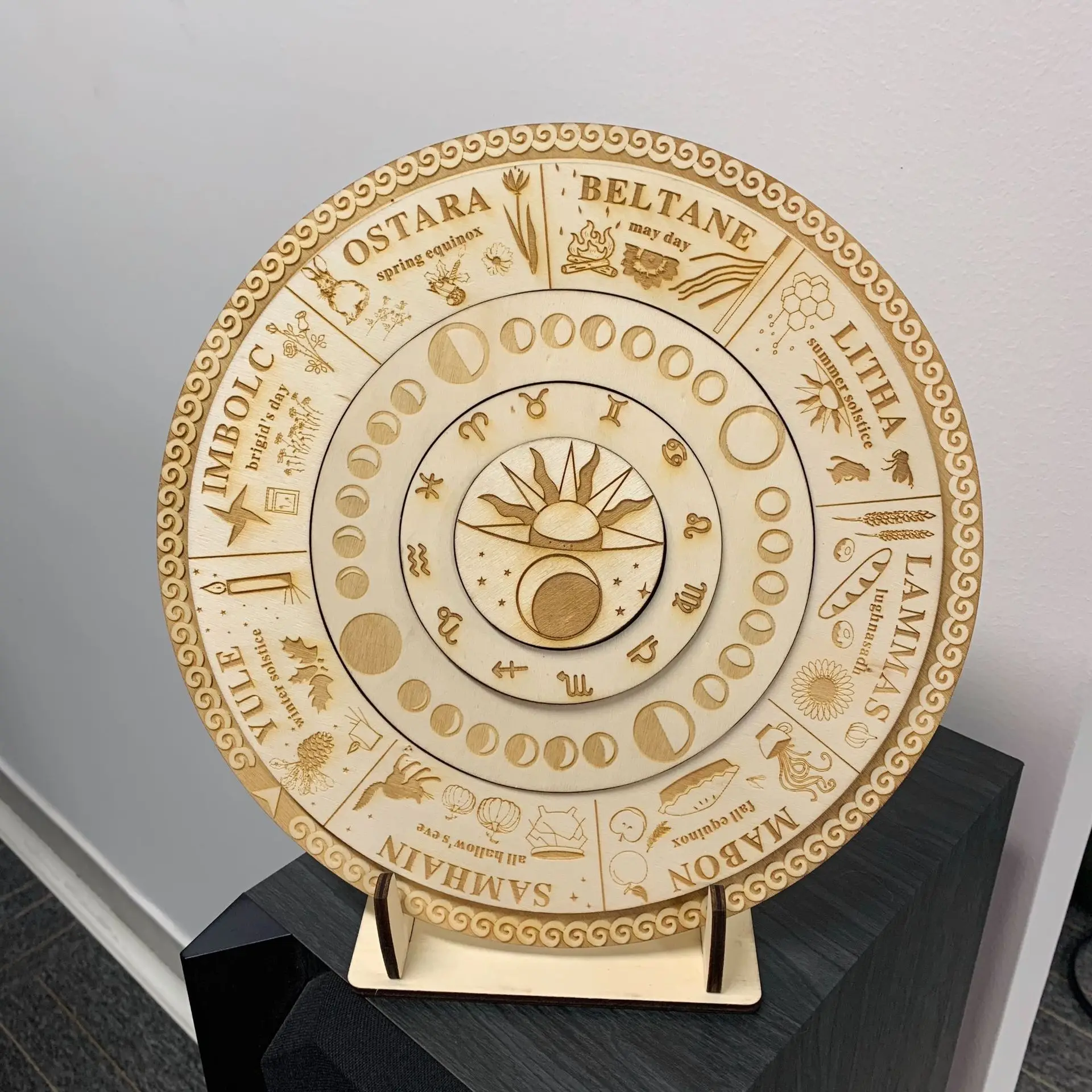 Pagan Wheel of The Year Calendar Ornaments Pagan Annual Wheel Calendar Home Living Room Decoration New Year Gift
Pagan Wheel of The Year Calendar Ornaments Pagan Annual Wheel Calendar Home Living Room Decoration New Year Gift