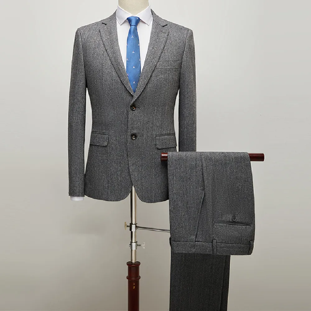 Зимние новые роскошные брендовые модные мужские костюмы в елочку Tailormade шерстяные мужские костюмы 2 шт. комплект повседневный деловой (пиджак + брюки)
Зимние новые роскошные брендовые модные мужские костюмы в елочку Tailormade шерстяные мужские костюмы 2 шт. комплект повседневный деловой (пиджак + брюки)