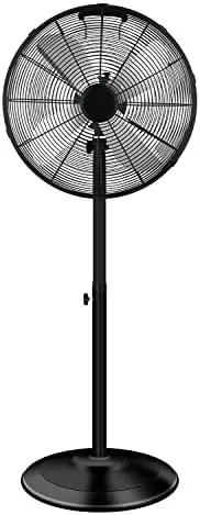 Inch High Velocity Stand Fan, Adjustable Heights, 75°Oscillating, Low Noise, Quality Made Fan with 3 Settings Speeds, Heavy Dut
Inch High Velocity Stand Fan, Adjustable Heights, 75°Oscillating, Low Noise, Quality Made Fan with 3 Settings Speeds, Heavy Dut