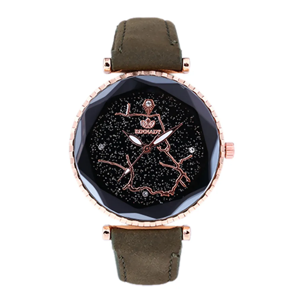 Quartz Watch Woman's High-end Blue Glass Life Waterproof Distinguished Watches under 50
Quartz Watch Woman's High-end Blue Glass Life Waterproof Distinguished Watches under 50