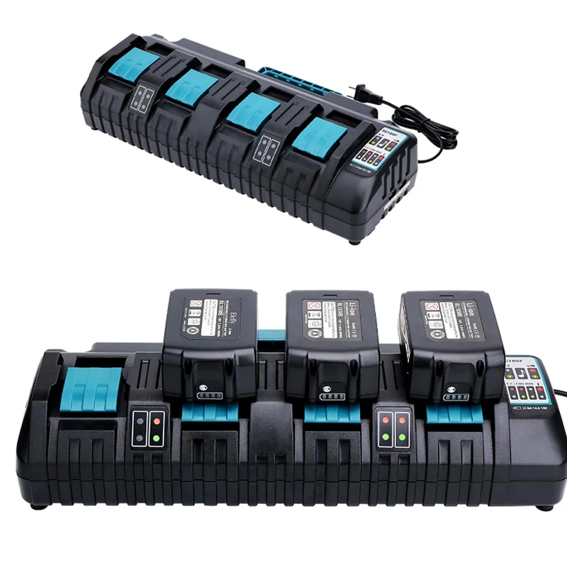 Зарядное устройство для литий-ионных аккумуляторов Makita BL1820 BL1830 BL1850 BL1430
Зарядное устройство для литий-ионных аккумуляторов Makita BL1820 BL1830 BL1850 BL1430