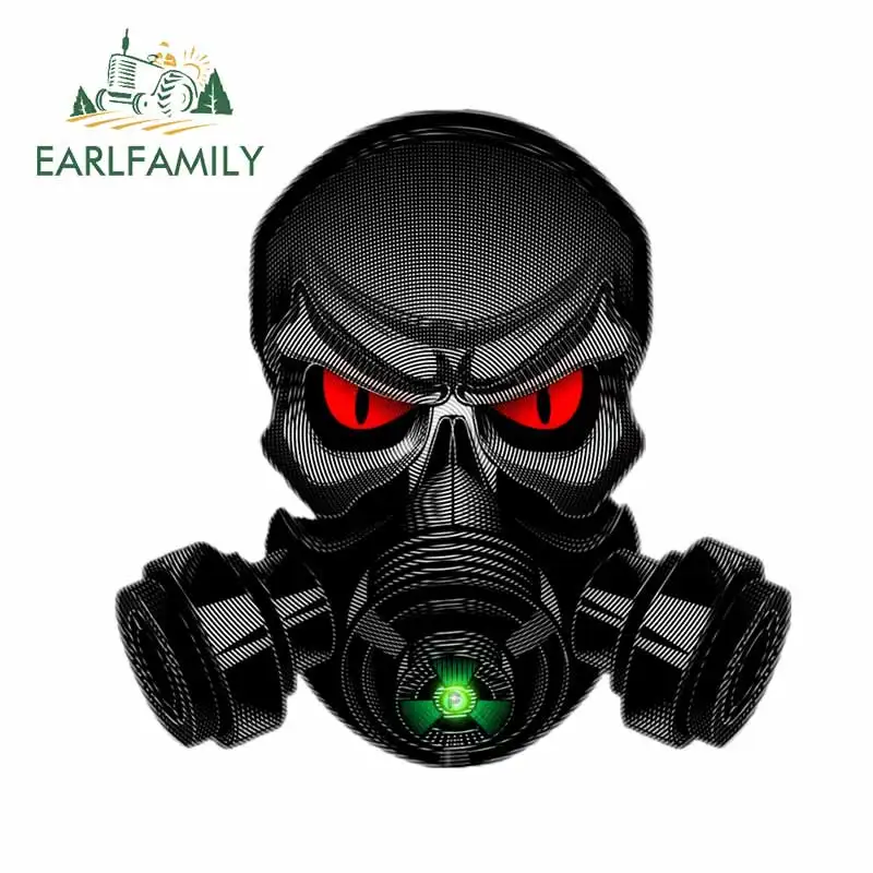 EARLFAMILY 13 см x 12 7 для черепа с противогазовой маской водитель багажника
