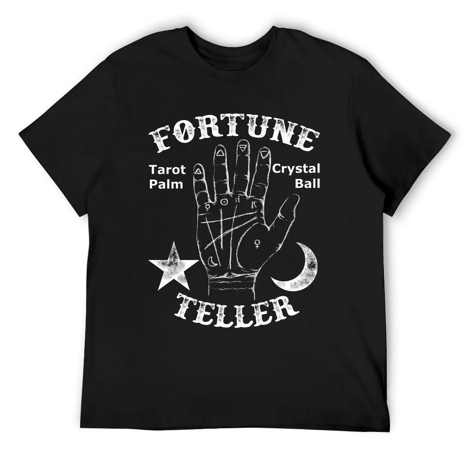 Футболка Fortune Teller летняя одежда дизайнерские рубашки незаменимые футболки с