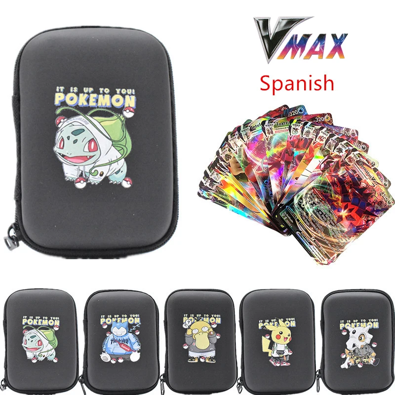 NEW Pokemon Cards Spanish Version VMAX 50 Capacity Holder Album Hard Case Card Holder Pokemon Pikachu Game Cards Book Holder
NEW Pokemon Cards Spanish Version VMAX 50 Capacity Holder Album Hard Case Card Holder Pokemon Pikachu Game Cards Book Holder