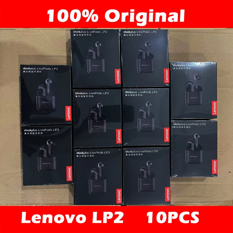 Оригинальные наушники Lenovo LP2, 10 шт., Bluetooth, TWS, беспроводные наушники, стерео, спортивные водонепроницаемые наушники с двойным HD микрофоном
Оригинальные наушники Lenovo LP2, 10 шт., Bluetooth, TWS, беспроводные наушники, стерео, спортивные водонепроницаемые наушники с двойным HD микрофоном