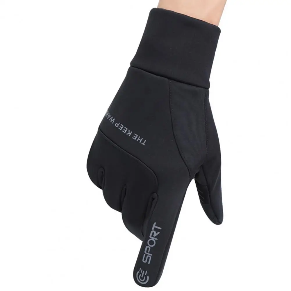 

1 Pair Casual Ridding Gloves Super Soft Windproof One Size All-Purpose Skating Ski Riding Unisex Gloves