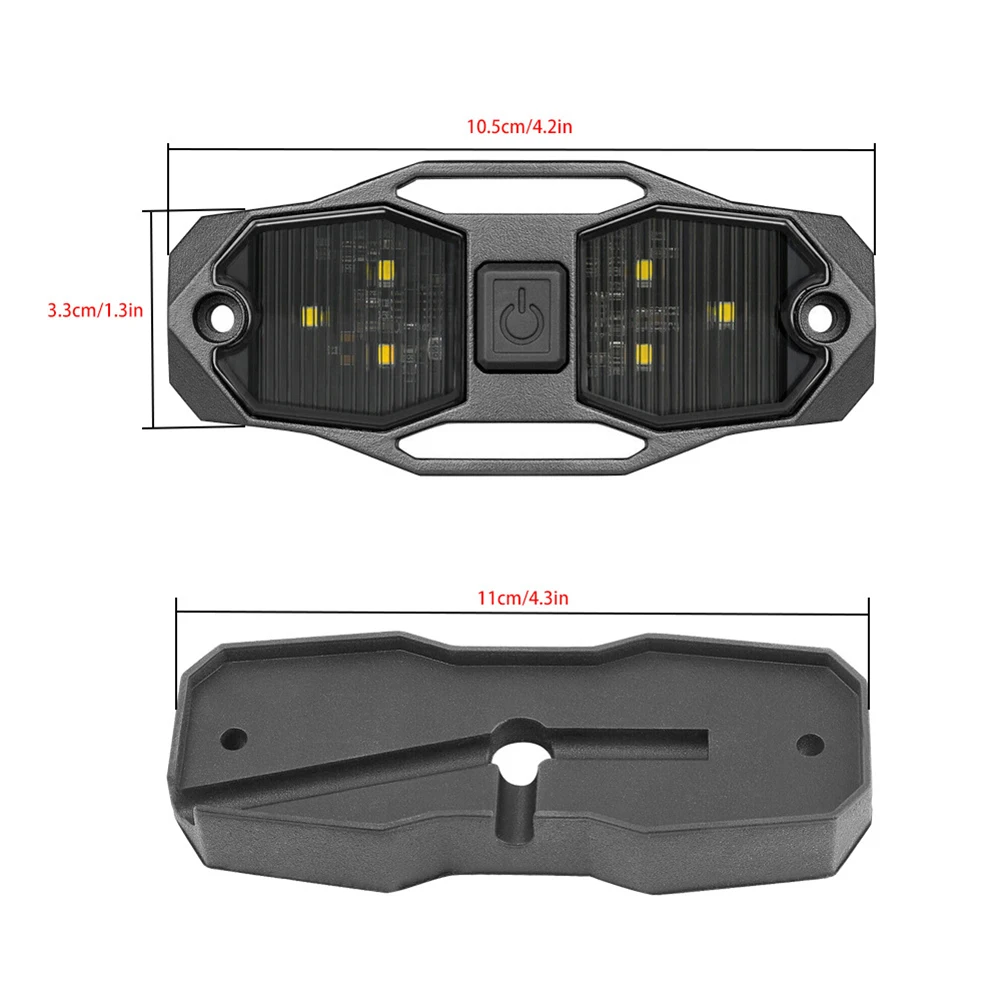 White Roll Bar Mount LED Dome Light Rock Light W/Switch For Polaris RZR UTV 4WD Car Excavator Pickup Wagon UTB Cab ATV SUV Bus
White Roll Bar Mount LED Dome Light Rock Light W/Switch For Polaris RZR UTV 4WD Car Excavator Pickup Wagon UTB Cab ATV SUV Bus
