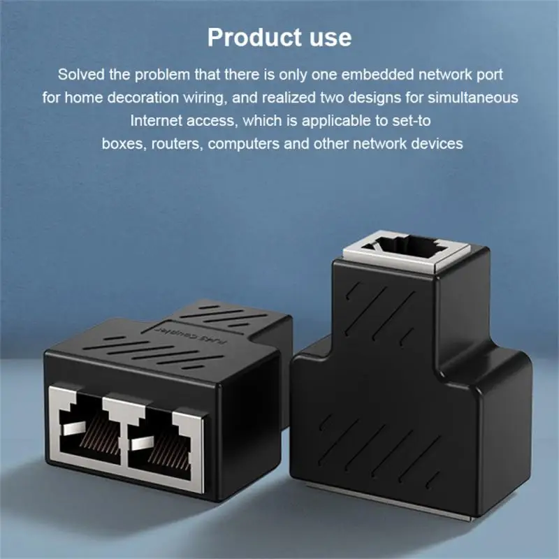 Network Rj45 Cable Port Ethernet Network Cable Male To 2 Female Plug Adapter Connector Cat5 Docking Stations Cable For Router
Network Rj45 Cable Port Ethernet Network Cable Male To 2 Female Plug Adapter Connector Cat5 Docking Stations Cable For Router
