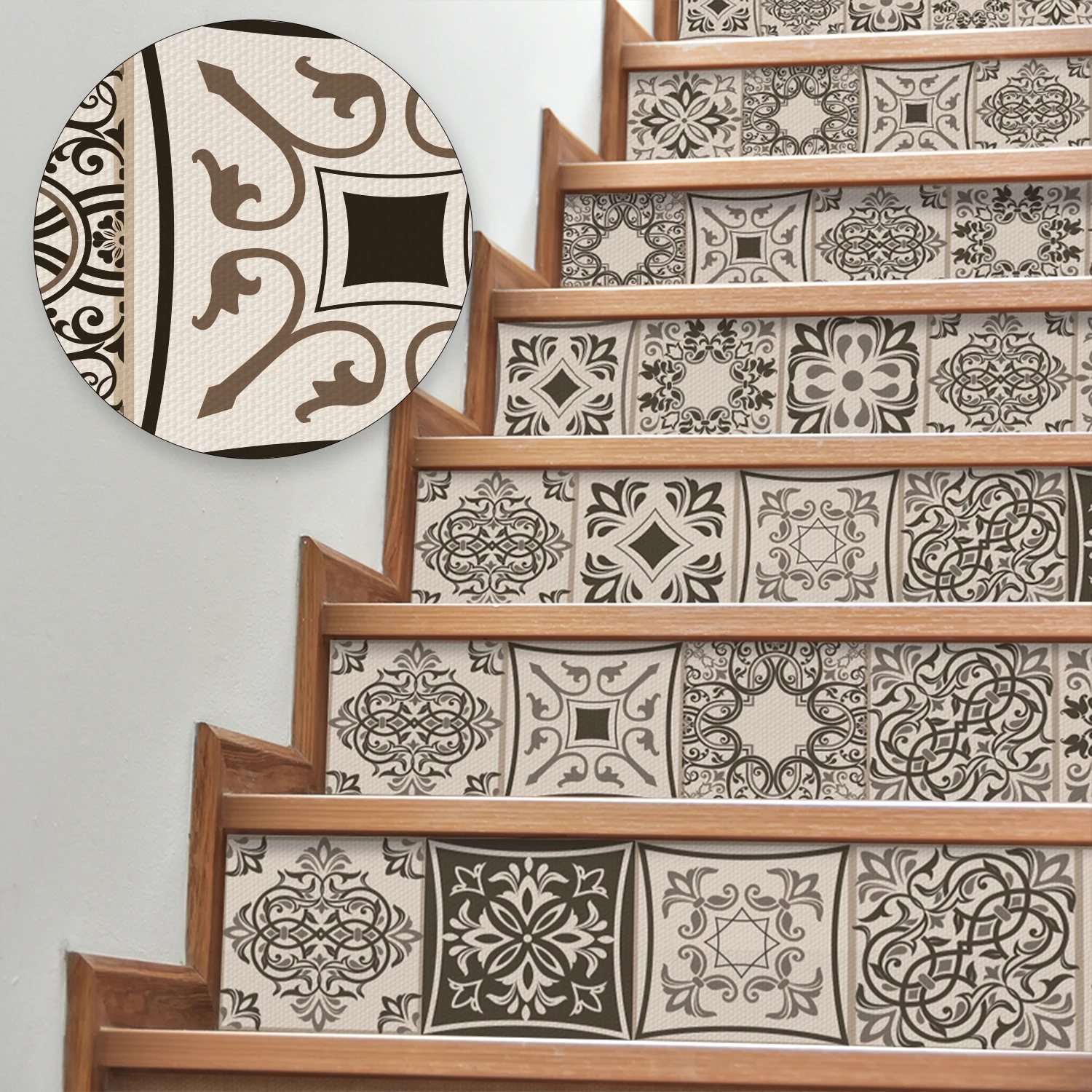 Funlife® Beige Moroccan Pattern Wall Stickers Fabric Stair Stickers Waterproof Removable Easy to Clean Floor Home Decor Stairway
Funlife® Beige Moroccan Pattern Wall Stickers Fabric Stair Stickers Waterproof Removable Easy to Clean Floor Home Decor Stairway