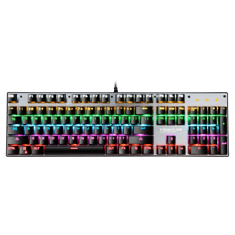 E-Sports Mechanical Keyboard 104 Key Personalized Keycaps DIY Keycaps Game Keyboard Cool Breathing Lamp
E-Sports Mechanical Keyboard 104 Key Personalized Keycaps DIY Keycaps Game Keyboard Cool Breathing Lamp