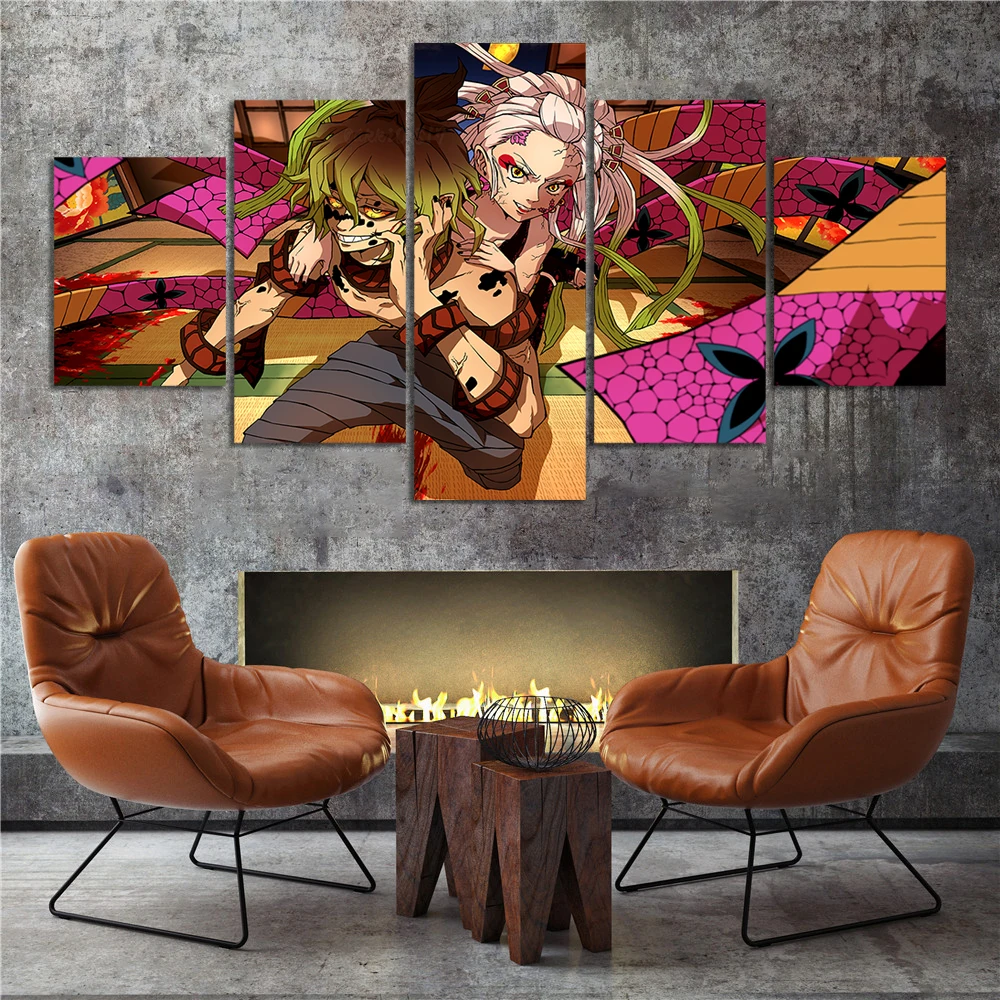 No Framed 5/3 Piece Anime Demon Slayer Gyutaro Daki Art Poster for Living Room Bar Interior Stickers Wall Painting for Home
No Framed 5/3 Piece Anime Demon Slayer Gyutaro Daki Art Poster for Living Room Bar Interior Stickers Wall Painting for Home
