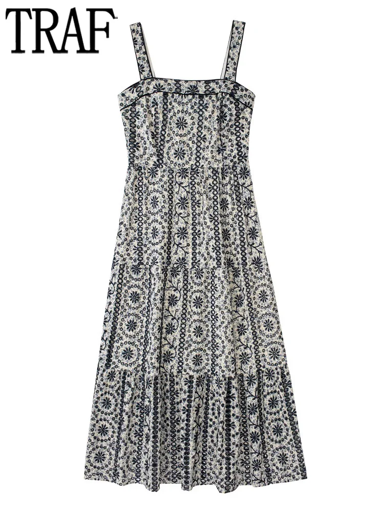 TRAF Embroidery Cut Out Dress Woman Summer Ruffle Long Dresses For Women 2022 Off Shoulder Slip Dress Backless Beach Midi Dress
TRAF Embroidery Cut Out Dress Woman Summer Ruffle Long Dresses For Women 2022 Off Shoulder Slip Dress Backless Beach Midi Dress