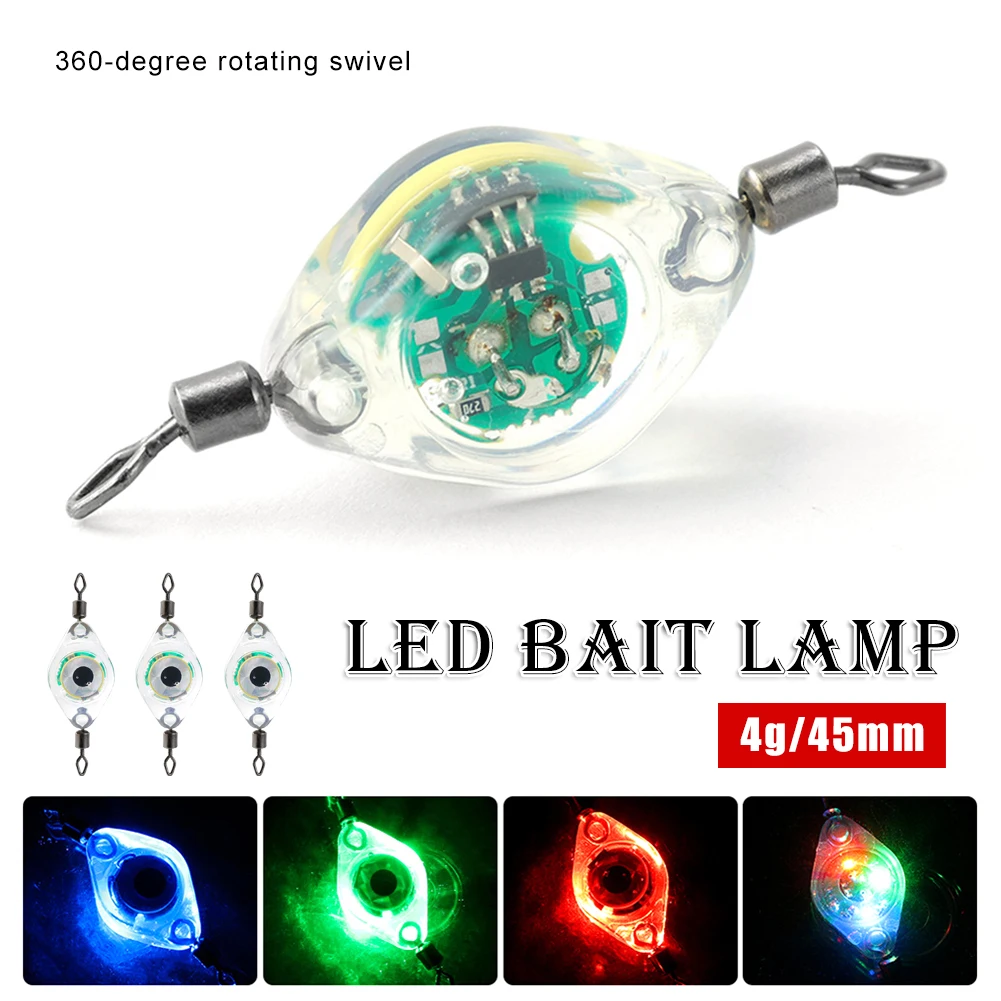 1PC Mini Fishing Lure Light Waterproof Fishing Bait Lure Lights LED Underwater Lamp Luminous Lure for Attracting Fishing Tackle
1PC Mini Fishing Lure Light Waterproof Fishing Bait Lure Lights LED Underwater Lamp Luminous Lure for Attracting Fishing Tackle