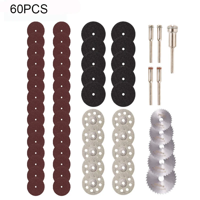 60Pcs Metal Cutting Discs Saw Blade Set HSS Mini Circular Saw Blade Cut-Off Wheels Metal Cutting Discs For Dremel Rotary Tools
60Pcs Metal Cutting Discs Saw Blade Set HSS Mini Circular Saw Blade Cut-Off Wheels Metal Cutting Discs For Dremel Rotary Tools