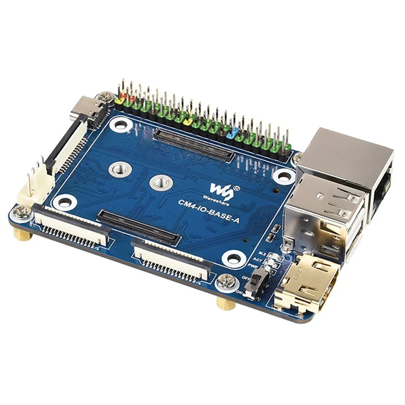 Плата расширения Waveshare CM4 для компьютера Raspberry Pi, базовый мини-модуль расширения, основная плата
Плата расширения Waveshare CM4 для компьютера Raspberry Pi, базовый мини-модуль расширения, основная плата