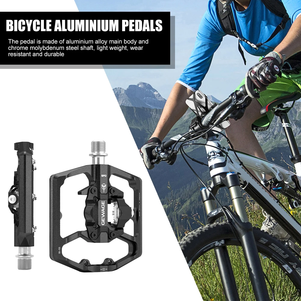 2 в 1, ультралегкие велосипедные педали с 3 подшипниками
2 в 1, ультралегкие велосипедные педали с 3 подшипниками