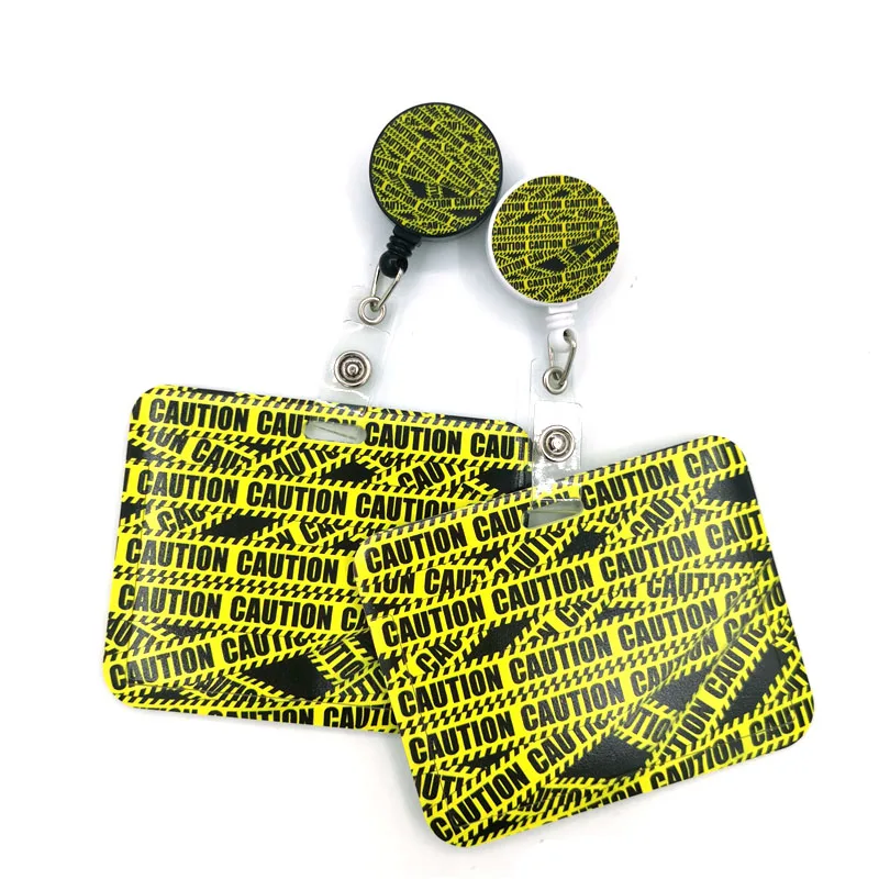 Caution Signs Cute Card Cover Clip Lanyard Retractable Student Nurse Badge Reel Clip Cartoon ID Card Badge Holder accessories
Caution Signs Cute Card Cover Clip Lanyard Retractable Student Nurse Badge Reel Clip Cartoon ID Card Badge Holder accessories