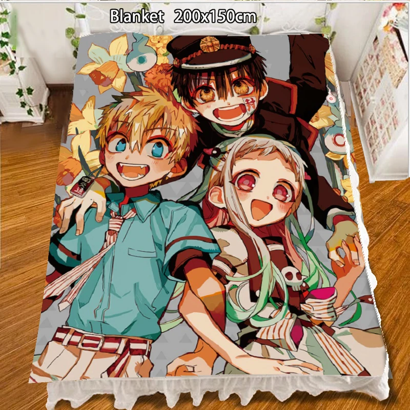 Anime Fleece Blanket Toilet-Bound Jibaku Shounen Hanako Kun Hanako Kun Yashiro Nene quilt carpet soft Bedding Accessories 200cm
Anime Fleece Blanket Toilet-Bound Jibaku Shounen Hanako Kun Hanako Kun Yashiro Nene quilt carpet soft Bedding Accessories 200cm