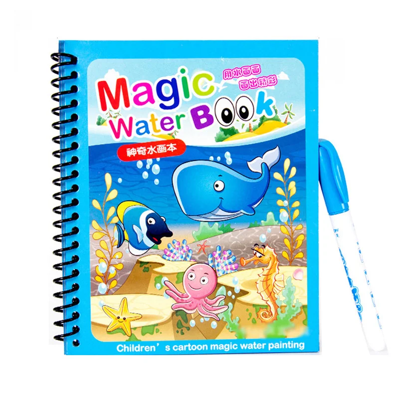 Magical Book Water Drawing Montessori Toys Reusable Coloring Book Magical Water Drawing Book Sensory Early Education Toys
Magical Book Water Drawing Montessori Toys Reusable Coloring Book Magical Water Drawing Book Sensory Early Education Toys