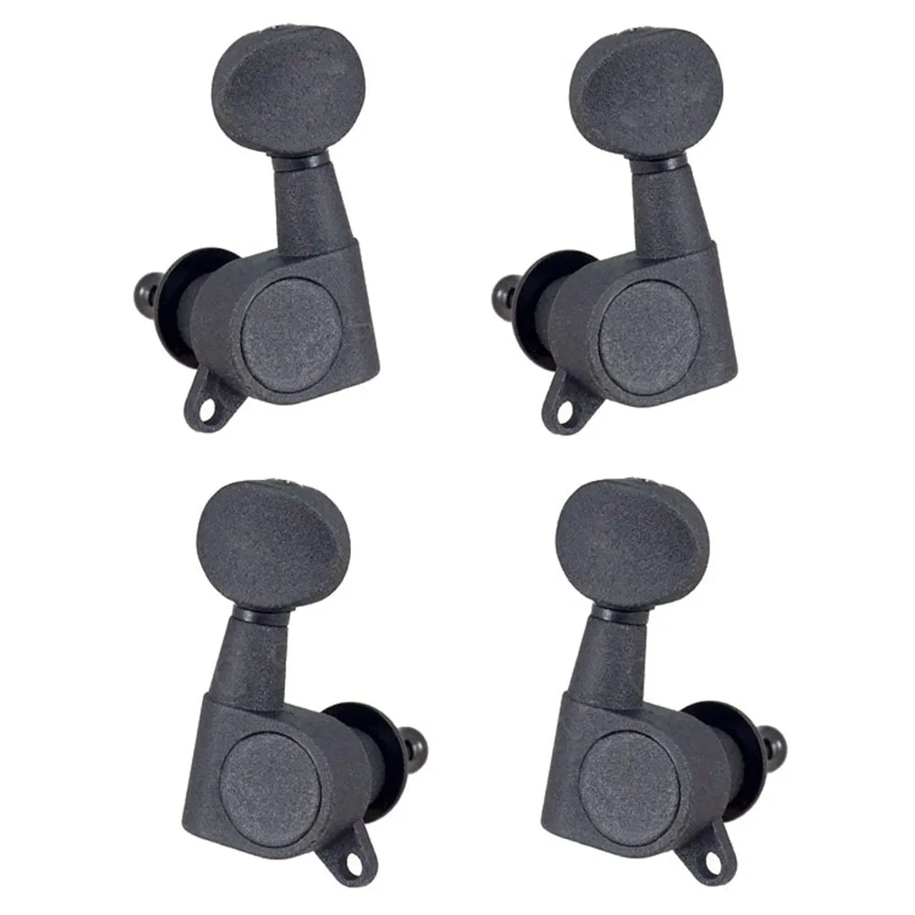 4 PCS Black Machine Heads For Ukulele String Tuning Pegs For Replacement Parts Uyukle Small Four-string Fully Enclosed Tuners
4 PCS Black Machine Heads For Ukulele String Tuning Pegs For Replacement Parts Uyukle Small Four-string Fully Enclosed Tuners