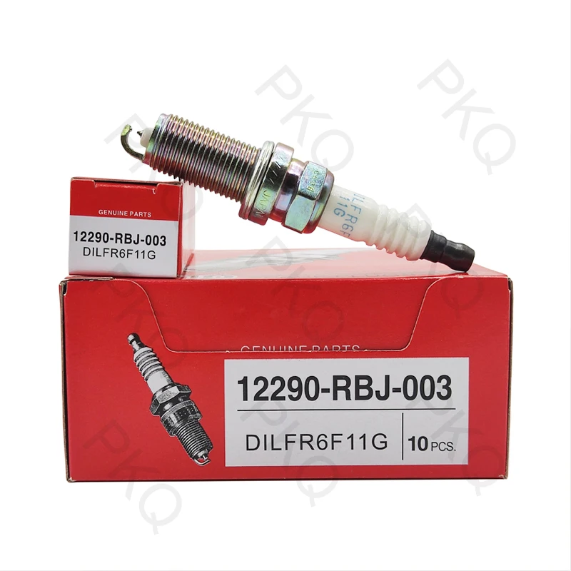 

4pcs 12290-RBJ-003 DILFR6F11G Dual Iridium Spark Plug For Honda Hybrid Civic IX 1.5L Insight 1.3L 12290RBJ003 DILFR6F-11G