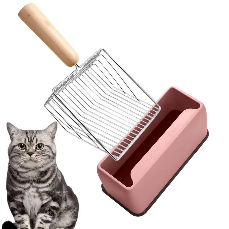 Kitten Scooper Pooper Deep Shovel Small Cat Litter Scoop Wood Handle Non-Stick Plated Stainless Steel Metal Scooper Poop Sifting
Kitten Scooper Pooper Deep Shovel Small Cat Litter Scoop Wood Handle Non-Stick Plated Stainless Steel Metal Scooper Poop Sifting