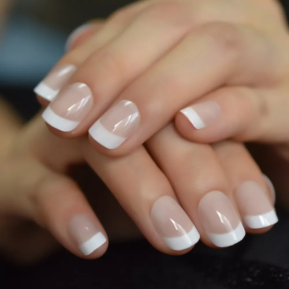 Short Natural Nude White French Nail Tips False Fake Nails Gel Press on Ultra Easy Wear for Home Office Wear
Short Natural Nude White French Nail Tips False Fake Nails Gel Press on Ultra Easy Wear for Home Office Wear