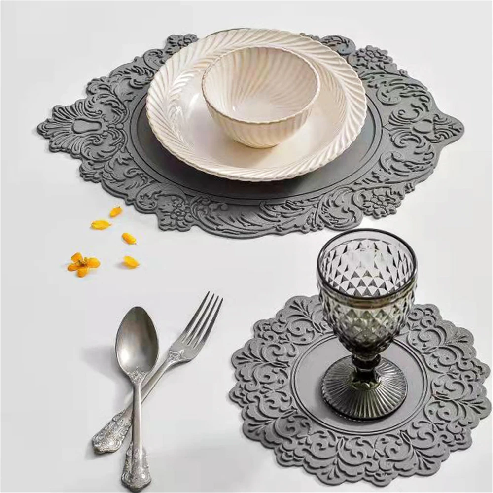 25Cm 35Cm Silicone 3D Lace Flower Placemat Tableware Pans Protector Heat Insulation Table Mat Kitchen Decorative Coaster Cup Pad
25Cm 35Cm Silicone 3D Lace Flower Placemat Tableware Pans Protector Heat Insulation Table Mat Kitchen Decorative Coaster Cup Pad