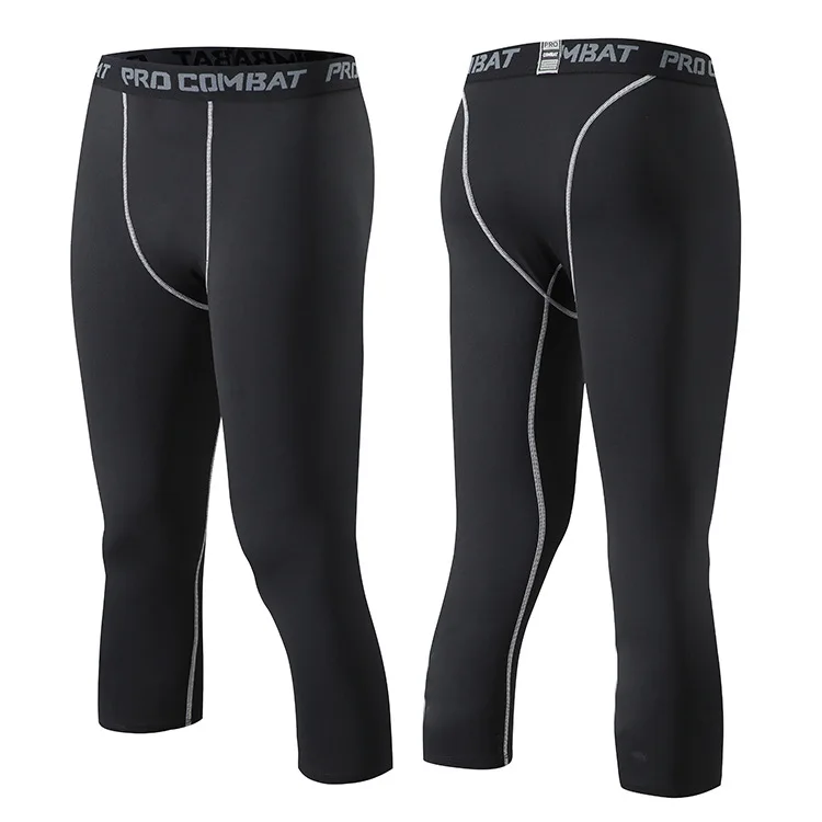 Compression Sports Tights Men bodybuilding Gym Fitness Leggings Man Running 3/4 Pants sportswear Leggings
Compression Sports Tights Men bodybuilding Gym Fitness Leggings Man Running 3/4 Pants sportswear Leggings