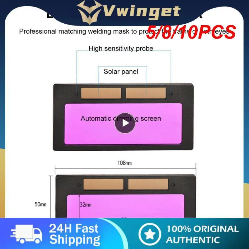 5/8/10PCS 1 Pcs Solar Dimming Protection Welder Goggles Automatic Dimming Splash Proof Lenses Lcd Display Shading
5/8/10PCS 1 Pcs Solar Dimming Protection Welder Goggles Automatic Dimming Splash Proof Lenses Lcd Display Shading