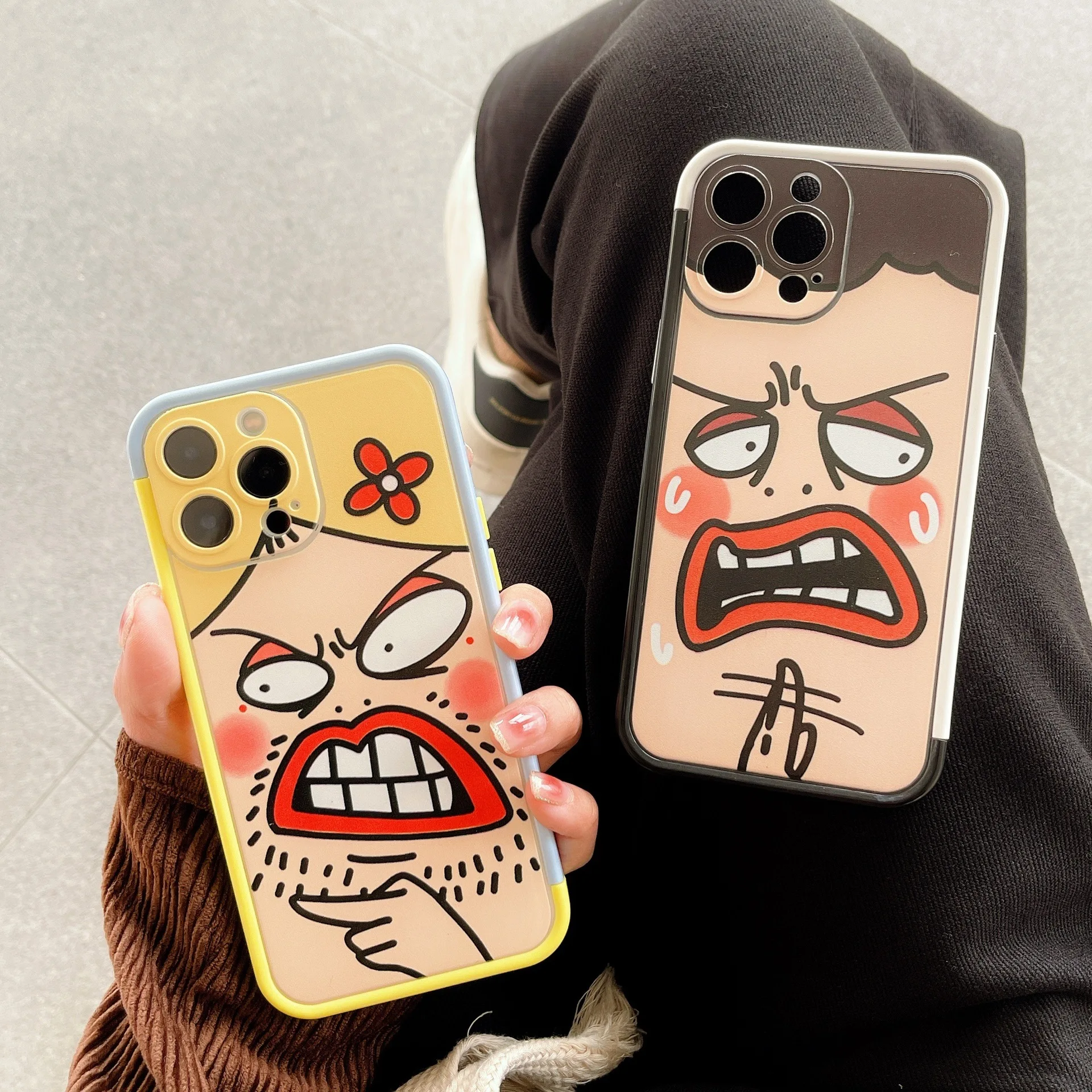 Cute Funny Design Couple Phone Case for iPhone 13 12 11 Pro Max X XR XS XSMAX Anti-drop Anti-Explosion Lens Backage Cover
Cute Funny Design Couple Phone Case for iPhone 13 12 11 Pro Max X XR XS XSMAX Anti-drop Anti-Explosion Lens Backage Cover
