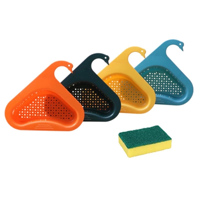 4 Pcs Kitchen Sink Drain Basket Swan Drain Rack, Kitchen Sink Strainer, Kitchen Triangular Sink Filter With 1 Sponge
4 Pcs Kitchen Sink Drain Basket Swan Drain Rack, Kitchen Sink Strainer, Kitchen Triangular Sink Filter With 1 Sponge