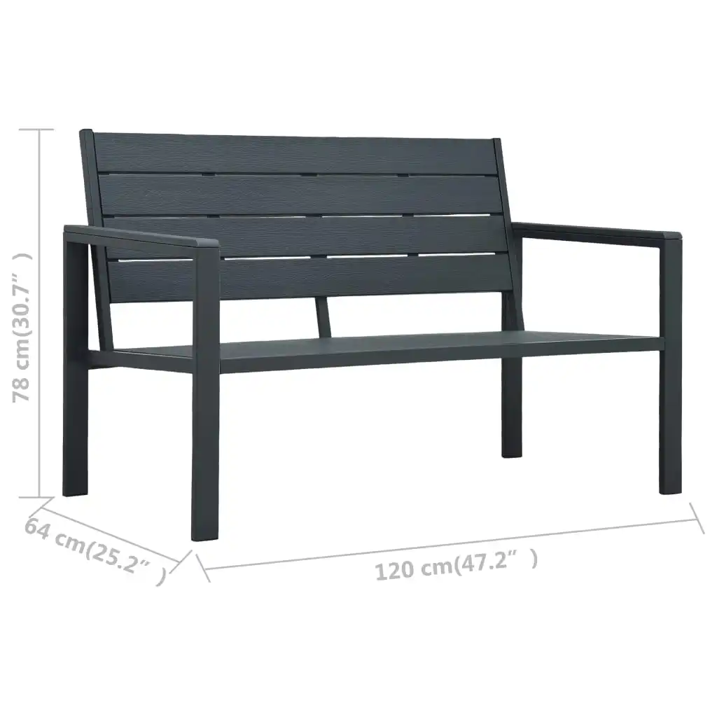 Patio Outdoor Bench Deck Garden Porch Furniture Balcony Lounge Home Decor 47.2" Gray Wood Look
Patio Outdoor Bench Deck Garden Porch Furniture Balcony Lounge Home Decor 47.2" Gray Wood Look