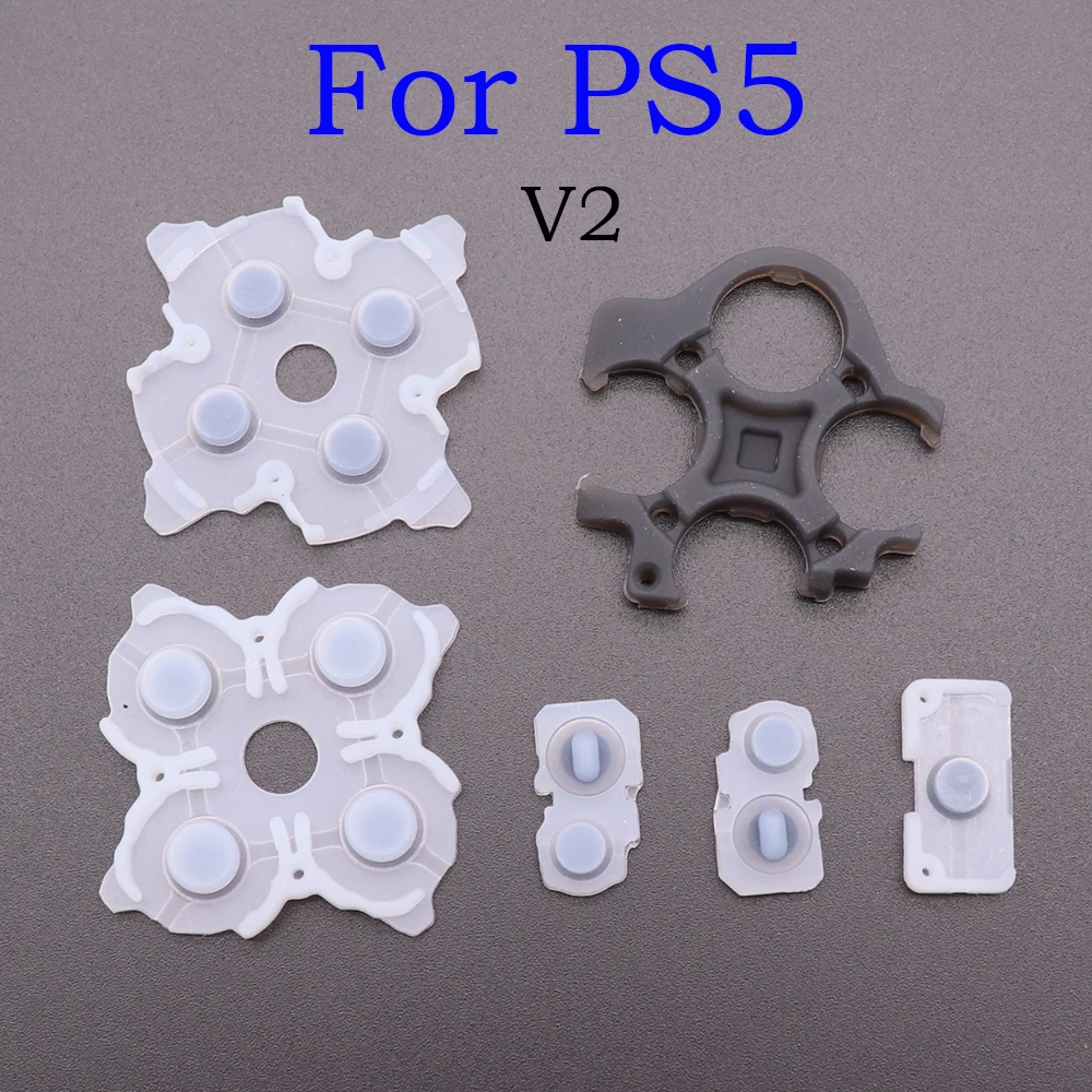 1sets 5 in 1 LR Conductive Rubber Pads For PS5 V1 V2 Controller Buttons Contact Rubber Conductive Silicone Rubber
1sets 5 in 1 LR Conductive Rubber Pads For PS5 V1 V2 Controller Buttons Contact Rubber Conductive Silicone Rubber