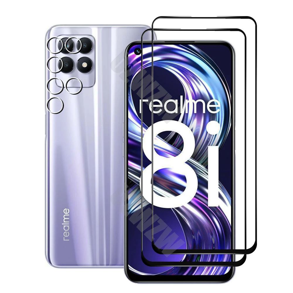 4 in 1 For Realme 8i (2pcs) Full Coverage Tempered Glass Screen Protector & (2pcs) Camera Lens Protective Film
4 in 1 For Realme 8i (2pcs) Full Coverage Tempered Glass Screen Protector & (2pcs) Camera Lens Protective Film