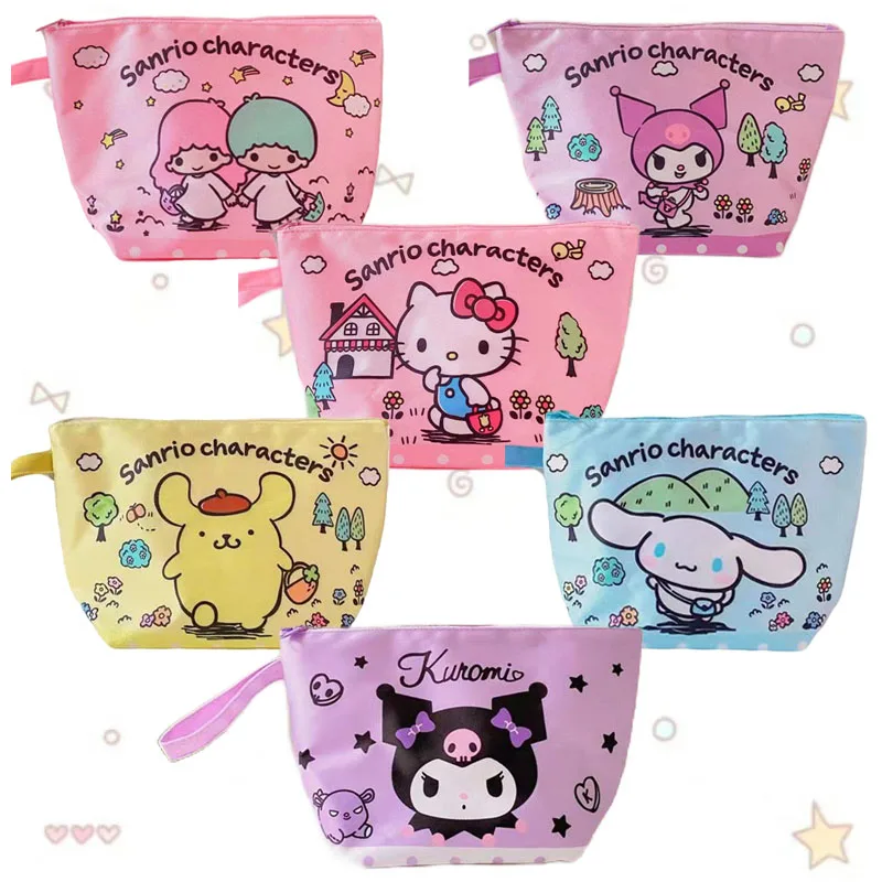 Мультяшная аниме My Melody Kuromi Cinnamoroll Purin Dog Kt Cat косметичка Kawaii Милая вместительная Портативная сумка для хранения подарок
Мультяшная аниме My Melody Kuromi Cinnamoroll Purin Dog Kt Cat косметичка Kawaii Милая вместительная Портативная сумка для хранения подарок